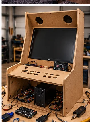 Best Mini PC for an Arcade Cabinet: N100, Ryzen Mini PC or Used Office Tiny? editorial home arcade image