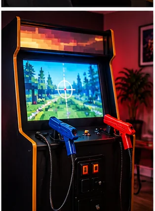 Best Light-Gun Arcade Setup: LCD-Friendly Guns, Screen Choice and Cabinet Layout editorial home arcade image